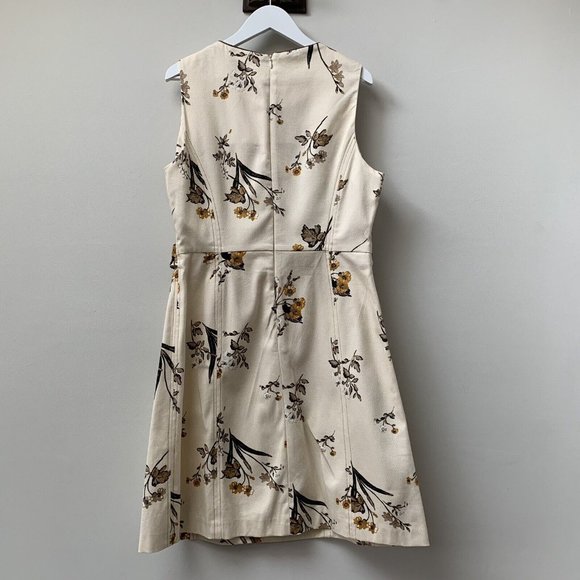 TU Floral Dress Size UK 14 Sleeveless Sheath Pretty Retro Style - Picture 2 of 12